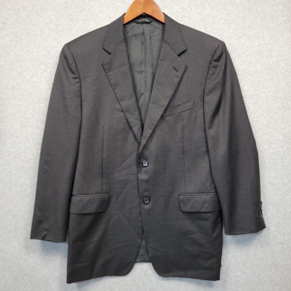 CANALI Italy Wool Dk Gray 2-Button Blazer Jacket AL 13220/32 Mens 41R (US)